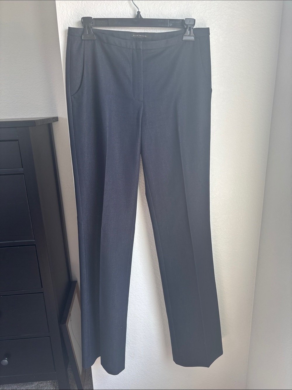 Elie Tahari Dark Navy Women’s Dress Pants - Classic Straight Leg